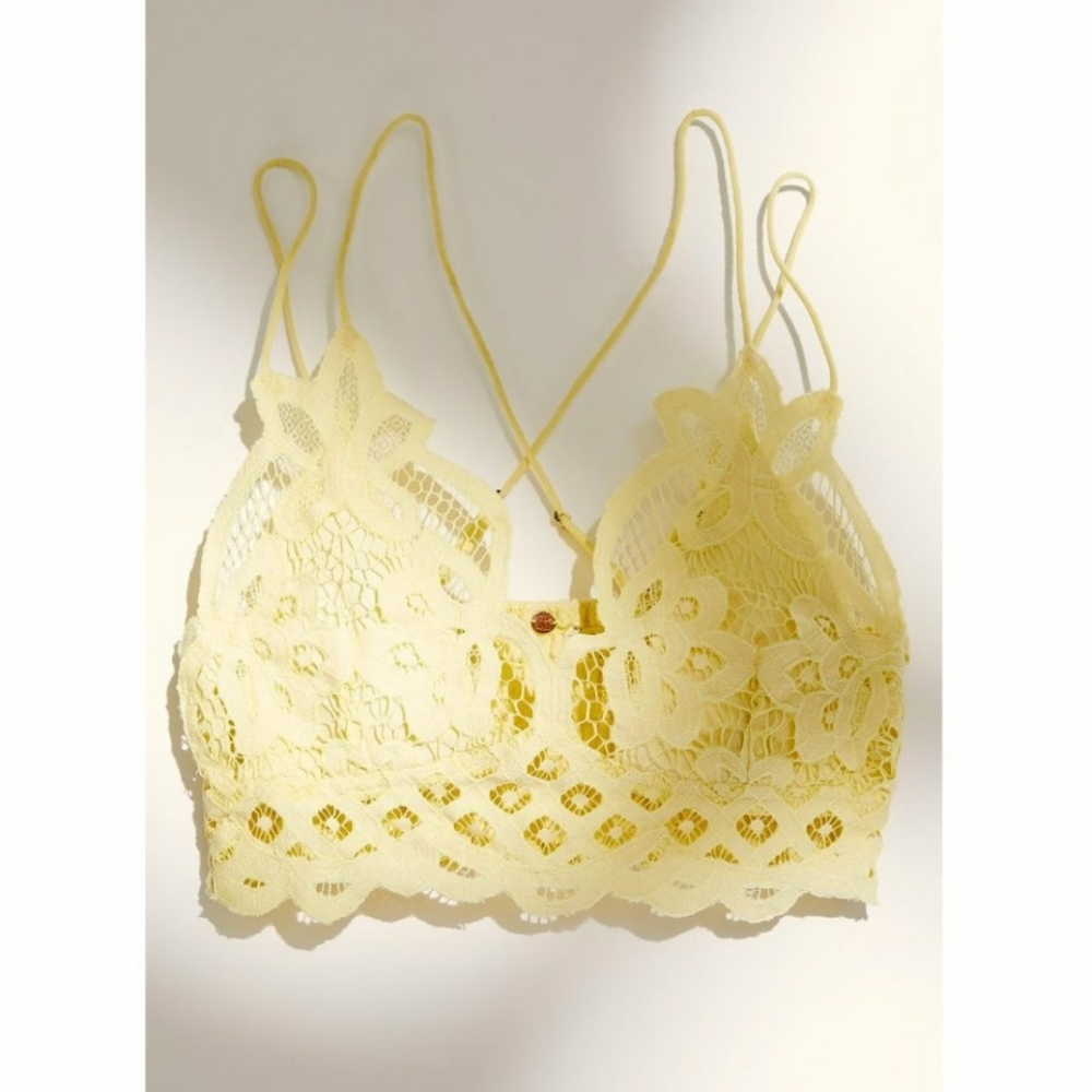 NWT Free People Adella Bralette / Daffodil size S